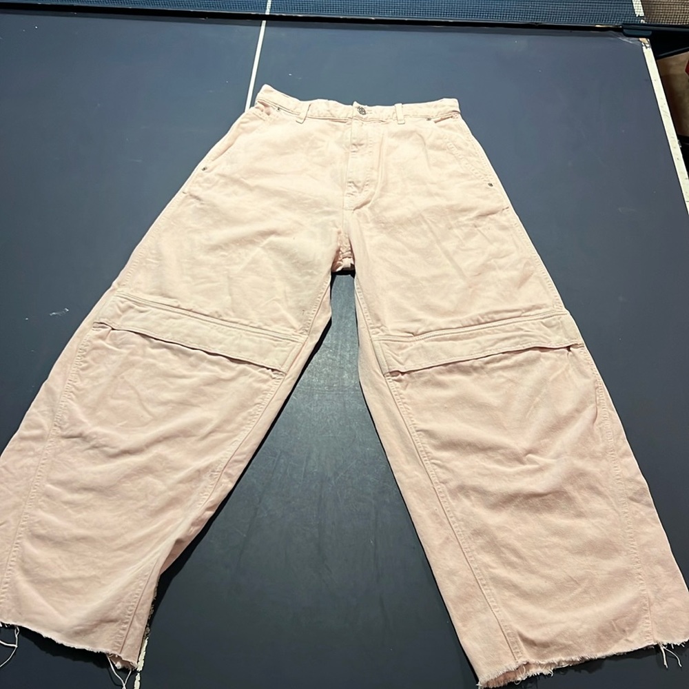 BDG Wide leg pink jeans